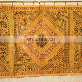Customized Wholesale Old Sari Silk Cotton Patchwork Tapestry Wall Hangings thumbnail-4