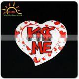 Decorative Heart Shape Led Blinky Pin