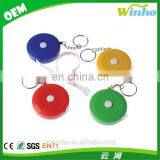 Winho bright color retractable measuring tape keychain