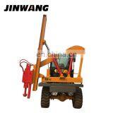 Highway Hydraulic Press Guardrail Driving Pile Driver for Public Guardrail thumbnail-5