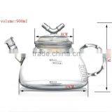 900ml Glass Teapot With Infuser thumbnail-3