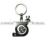 New Design Specialized Carbon Fiber Turbo Snail Detailed Key Ring