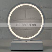 2020 Amazon Hot Sales Art Round Lamp Portable Eye Protection Wireless Rechargeable Study Lamp for Bedroom Decorations thumbnail-5