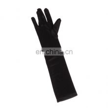 New Fashion !Ladies Satin Wedding Long Sleeve Gloves Fingerless Lace Bridal Gloves Long Gloves