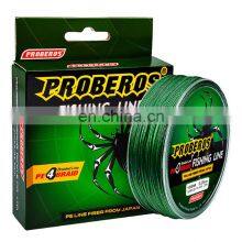 PROBEROS 4 Stands 100 Meter Box Packaging Polyethylene Braided 100m PE Fishing Line