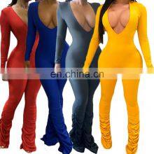 Wholesale Burst Leg Pleat Pure Color Sexy Leotard Jockstrap Jockstrap Home Pants thumbnail-1