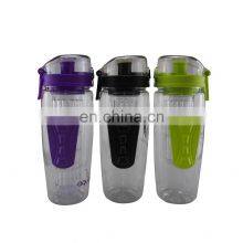 Flip Top Lid Hydration 32 oz Large Infuser Water Bottle With Fruit Infuser thumbnail-5