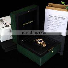 Customized Luxury Solid Wooden Watch Box PU Interior Piano Finish Packaging Box for Watch thumbnail-2