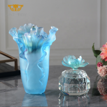 Brand Crystal Fancy Incense Burner Set Middle East Hari Raya Bakhoor Burner Tray Portable thumbnail-4