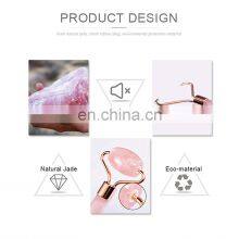 Oem Luxury Packaging 2020 Natural Skin Care Massage Facial Face Pink Quartz Jade Roller And Gua Sha thumbnail-5