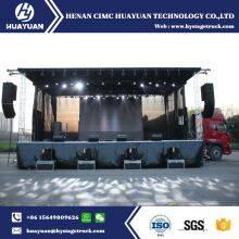 HUAYUAN Mobile Stage Manufacturer S455 Semi Trailer Stage for Outdoor Event thumbnail-4