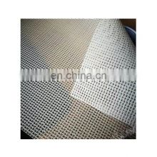Heavy Duty White Waterproof PVC Vinyl Coated Polyester 500gsm Mesh Fabric for Outdoor Furniture