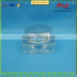 Cosmetic Clear Square Shape Acrylic Plastic Jar With Plastic Cap thumbnail-4
