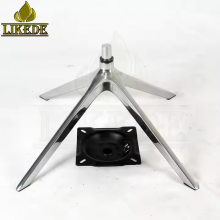 4-Leg Aluminum Swivel Base Lounge Dining Chair Metal for Outdoor Living Room Bedroom Workshop Use With Revolving Turning Feature thumbnail-5