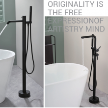 Uniquely Designed Flexibly Installed and Easy to Operate Floor Mounted Bathtub Mixer thumbnail-3