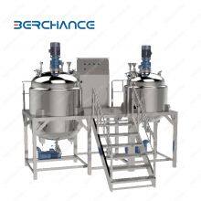 BERCHANCE Stainless Steel Mixing Tank With Agitator | Industrial Blender Vessel for Liquid Mixing & Homogenization thumbnail-2