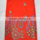 african raw silk george fabric indian george lace fabric j196-3