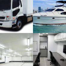 Solid Fiberglass Roll Wall Panels Corrosion Resistance FRP GRP Pebble Pattern RV Mobile Houses Building Decoration FRP Panel thumbnail-3