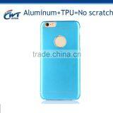 Factory Wholesale Price Slim Aluminum Transparent TPU For Iphone 5/6/6S Case Clear thumbnail-2