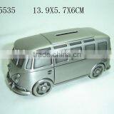 Zinc Alloy Minivan Money Box