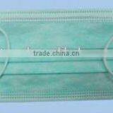 Disposable White Blue Green 2ply 3ply Earloop Surgical Face Mask
