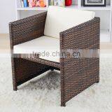 Simple Design Dining Room Furniture Garden 4 Chairs Rattan Wicker Outdoor Tea Dinning Table Set thumbnail-6