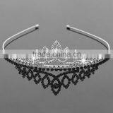 Tiara, Hair Accessory Wedding Tiaras, Silver Crystal Wholesale Crowns and Tiaras Customized