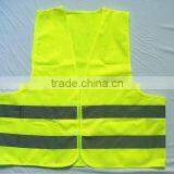 100% Polyester Hi- Vis Green Safety Vest Working Uniform thumbnail-3