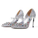 Ladies Sexy Party Heels Wholesale, Strong Metal Heels Dress Shoes Wedding