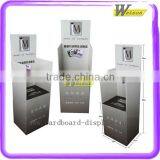 Anniversary Brochures Cardboard Magazine Floor Display Stand