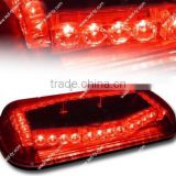 Magnetic Roof Top Emergency Hazard Warning Tow 32 LED Red Strobe Light Lamp