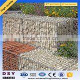 Trade assurance alibaba Factory supply galvanized square welded gabion box, wire cages rock retaining wall