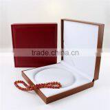 Handmade Square Leather Jewelry Box Pearl Necklace Box thumbnail-3