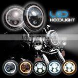 WEIKEN 7 Inch Led Headlight/Round Harley Led Headlight/Motorcycle Headlights thumbnail-6