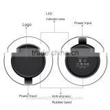 High Quality Black White Round Wireless Charger Charging Pad for Samsung S3 S4 thumbnail-4
