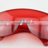 2016 Hot Selling PC Safety Glasses PC Adjustable Safety Glasses Red Color Safety Glasses Supplier in China