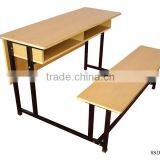 Two Seater Table Double School Desk And Chair thumbnail-4