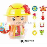 Candy plastic baby rattle toy