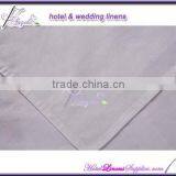 Wholesale White Striped Bed Sheets, Spa Bed Linens in Stripe -250TC, 3cm Stripe thumbnail-1