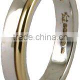 Platinum and Gold Combo Rings thumbnail-3