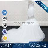 Simple Sex Crystal Wedding Dress 2016 thumbnail-3