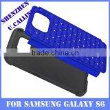 China Factory Price For Samsung Galaxy S6/S6 Edge Bling Diamond Shockproof Silicon Case thumbnail-2