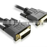 high quality DVI 24+1 cable M/M gold plated