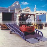 ramp used for container unloading equipment