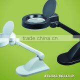 Skin Checking 24 LED Lights Magnifying Led Lighting Lamp Foldable For Nail Art Beauty Salon Glass/led Light Exhibition Lamp Moveable