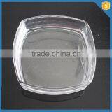 Clear Square Glass Plates