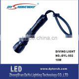 Super Bright CREE XML U3 10W 1200LUMEN Led Scuba Light ,IP68