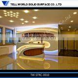 Modern Fancy Design Office Furniture/artificial Marble Reception Desk Front Desk thumbnail-1