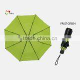 Fruit Green 8 Ribs Ladies Folding Umbrella