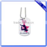 Personalized printable logo dog tags necklace for women